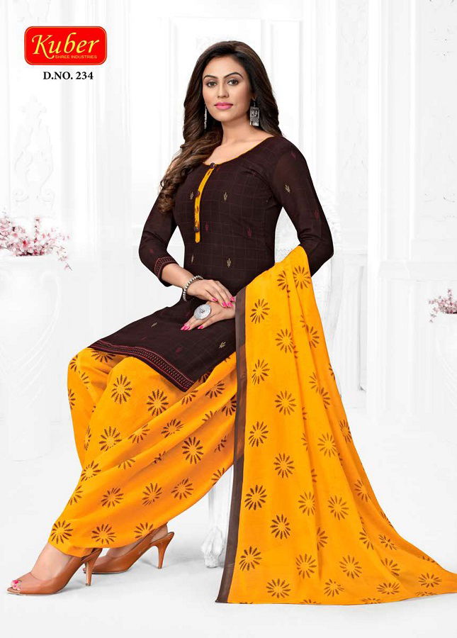 Kuber Kudi Patiyala 3 Regular Wear Latest Cotton Dress Material Collection